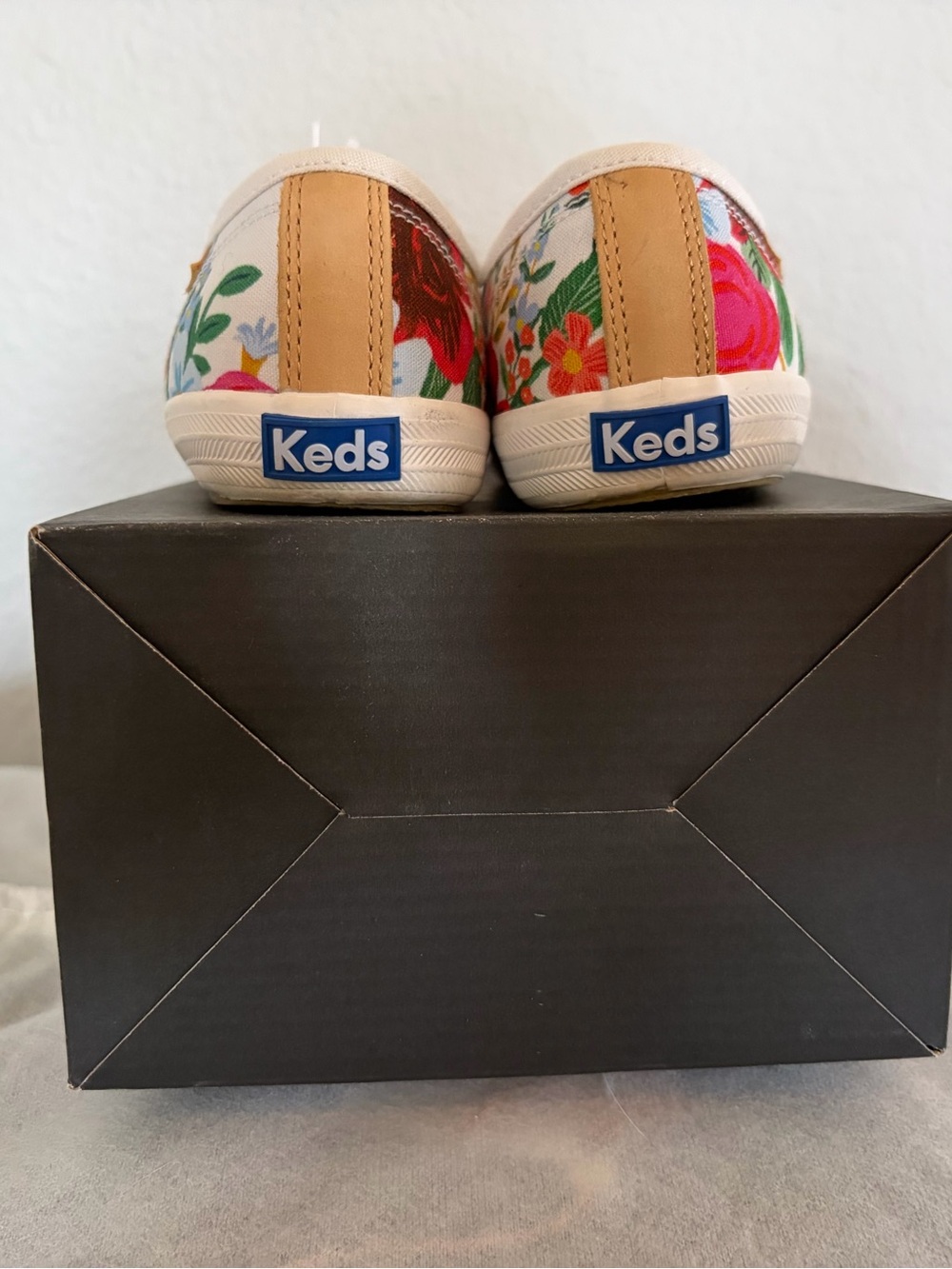 EUC/Like-New Keds x Rifle Paper Co. Champion Sneakers in Wild Rose (Read Desc.) - Picture 7 of 8